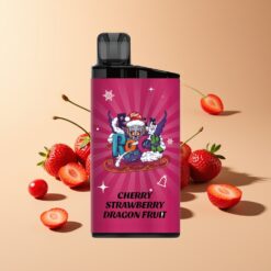 IGET Bar 3500 Puffs Kersen Aardbei Drakenvrucht 1400 mAh