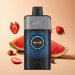 IGET ONE 12000 Puffs Wegwerp Vape Aardbei Watermeloen IJs 2700 mAh Batterij Groot Gebogen Kleurenscherm