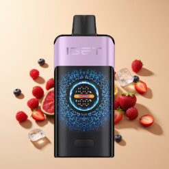 IGET ONE 12000 Puffs Wegwerp Vape Gemengde Bessen IJs Grote Gebogen Kleurenscherm 2700 mAh