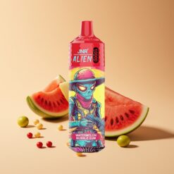 JNR Alien 10000 Puffs Watermeloen Bubble Gum LED RGB