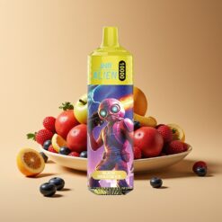 JNR Alien 10000 Puffs Zwarte Draak IJs Mesh Coil LED