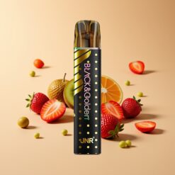 JNR Black&Golden 800 Puffs Wegwerp Vape Aardbei Kiwi 2ml 2% Nicotine
