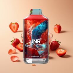 JNR Falcon 16000 Puffs Aardbei IJs 850 mAh Dual Mesh Coil
