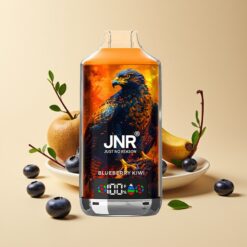 JNR Falcon X 18000 Puffs Blauwe Bes Kiwi Dual Mesh Coil