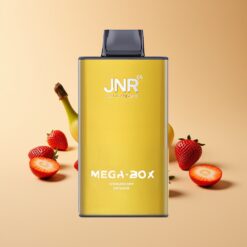 JNR Mega Box 25000 Puffs Wegwerp Vape Aardbei Banaan Dual Mesh Coil