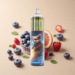 JNR Rocket-X 12400 Puffs Blauwe Bes IJs Type-C Snel Opladen 850mAh Batterij