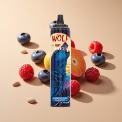 JNR Wolf Niplo 10000 Puffs Blauwe Bes Zure Framboos Mesh Coil Type-C