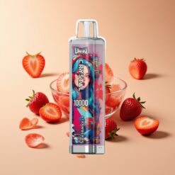 Uwin Crystal 10000 Puffs Aardbei IJs RGB