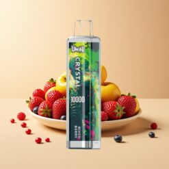 Uwin Crystal 10000 Puffs Mixed Bes Wegwerp Vape met RGB-verlichting en 5% nicotine