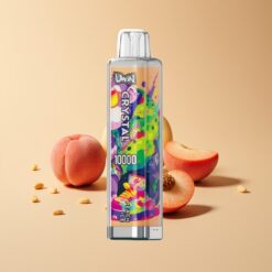 Uwin Crystal 10000 Puffs Perzik IJs RGB Verlichting