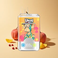 Uwin Crystal Twins 40000 Puffs Perzik Mango Ananas Red Bull Mesh Coil Type-C