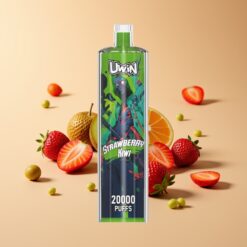 Uwin Shisha Crystal 20000 Puffs Aardbei Kiwi Mesh Type-C