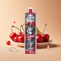 Uwin Shisha Crystal 20000 Puffs Kers Ijs 22ml Mesh Coil