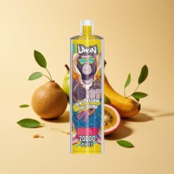 Uwin Shisha Crystal 20000 Puffs Kiwi Passievrucht Guave 22ml Mesh Coil