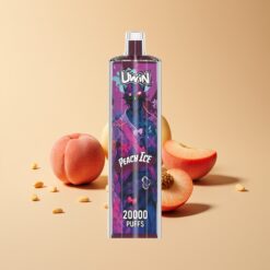Uwin Shisha Crystal 20000 Puffs Perzik Ijs Mesh Coil