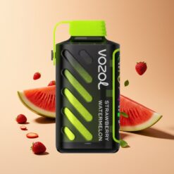 VOZOL Gear Power 20000 Puffs Aardbei Watermeloen Dual Mesh Coil Full Screen Display