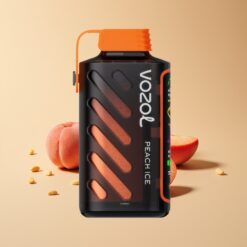 VOZOL Gear Power 20000 Puffs Perzik IJs Dual Mesh Coil