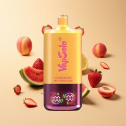 VapSolo Triple 30000 Puffs Aardbei Watermeloen & Citroen Perzik 40ml Type-C