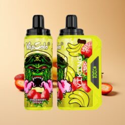VapSolo VIKING 12000 Puffs Aardbei Banaan 22ml Type-C