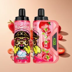 VapSolo VIKING 12000 Puffs Aardbei Framboos IJs 22ml Type-C