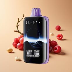 Elf Bar MoonNight 40000 Puffjes Druif Framboos Oplaadbaar Mesh