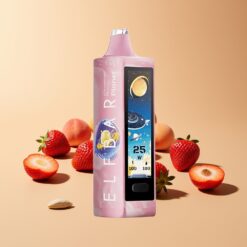 Elf Bar Planet 25000 Puffs Aardbei Perzik+ Mesh Oplaadbaar