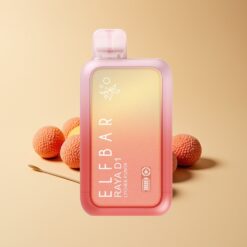 Elf Bar Raya D1 13000 Puffs Wegwerp Vape LYCHEE PLEZIER 18ml 650mAh